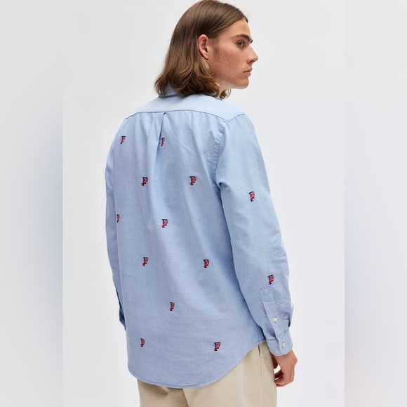 NWT Polo Ralph Lauren Classic Embroidered Icon Long Sleeve Oxford Shirt - Picture 2 of 6